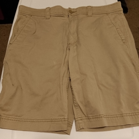 St. John's Bay Comfort Stretch Khaki Shorts - Picture 1 of 3